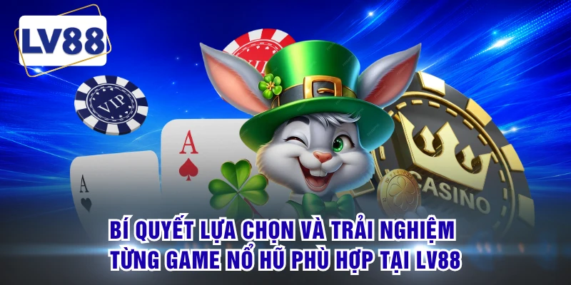 Bí quyết lựa chọn và trải nghiệm từng game nổ hũ phù hợp tại LV88
