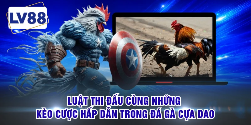 Luật thi đấu cùng những kèo cược hấp dẫn trong đá gà cựa dao